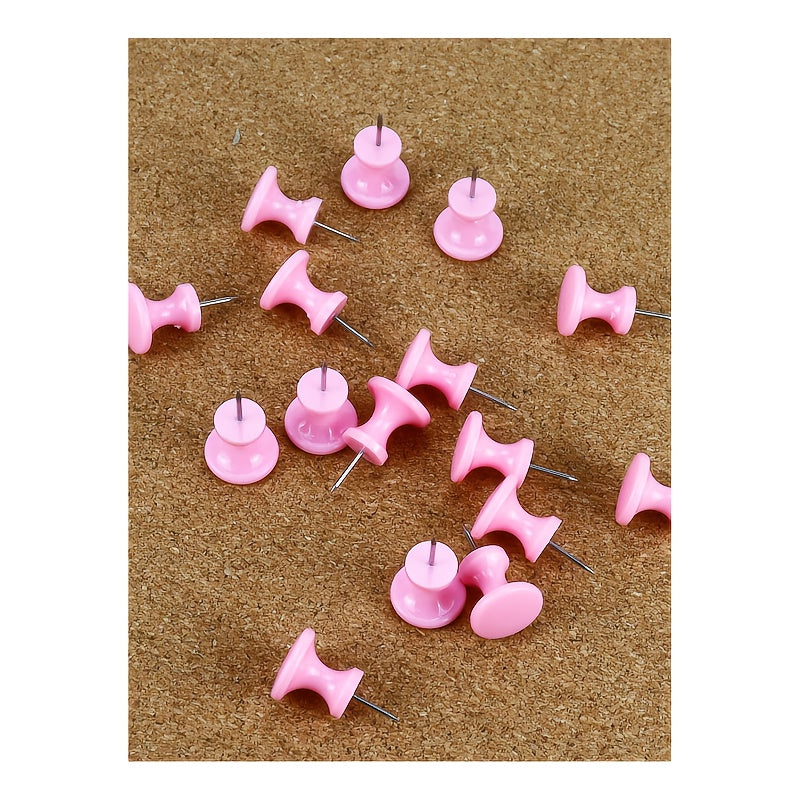35pcs Macaron Racer Nails Small Fresh Colored Office Supplies