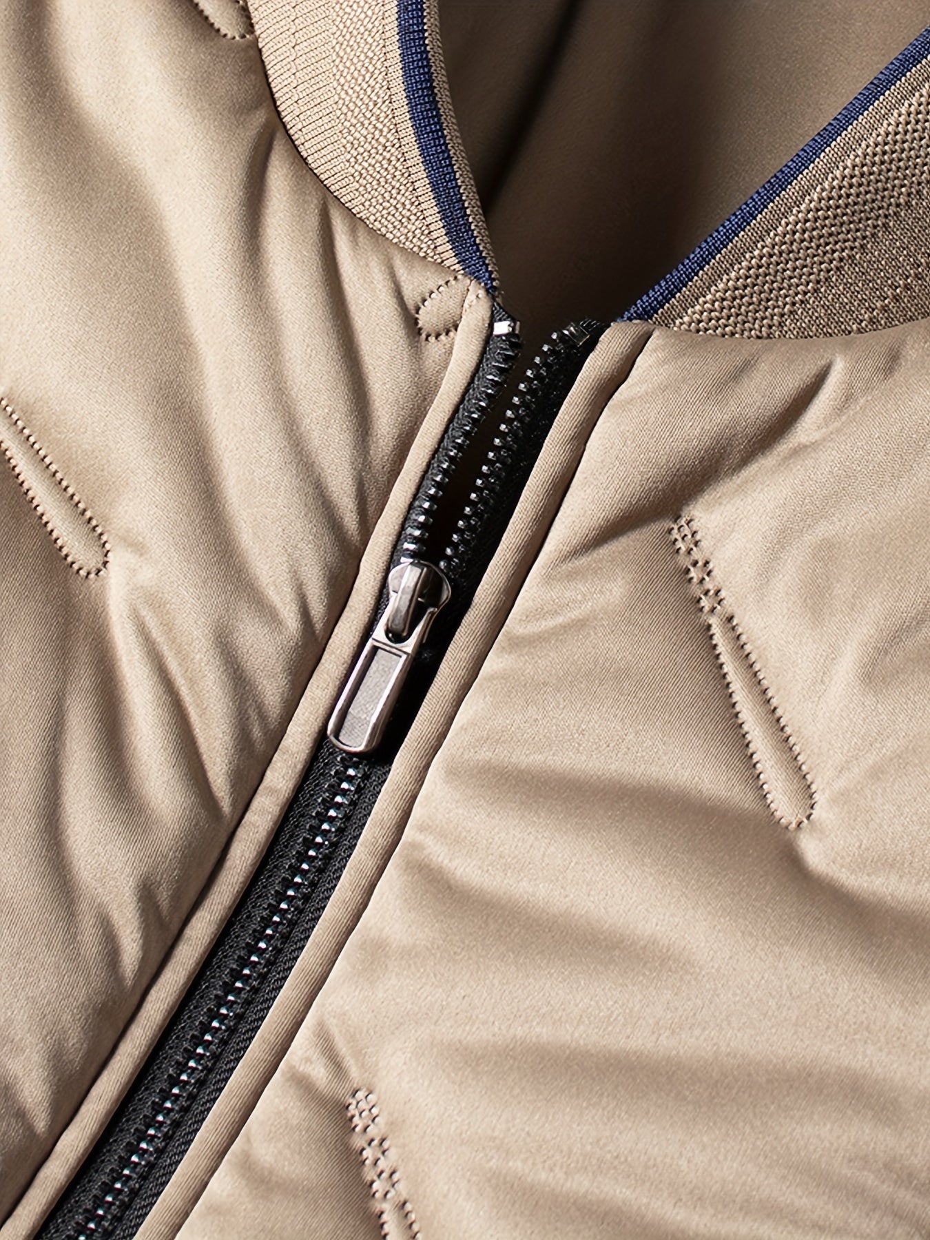 Men's Padded Outdoor Baseball Jacket for Autumn and Winter
