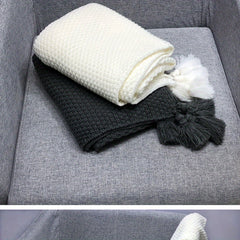 Nordic Wind Sue Knitted Blanket Office Air Conditioning Nap Blanket