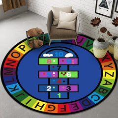 Kindergarten Floor Mat Round Mat Children Small Animal Fruit Crawling Mat