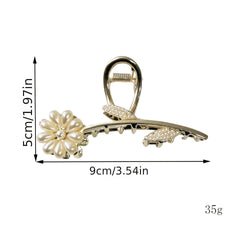 Sunflower Hair Claw Clip Non Slip Strong Hold Grip Hair Jaw Clip