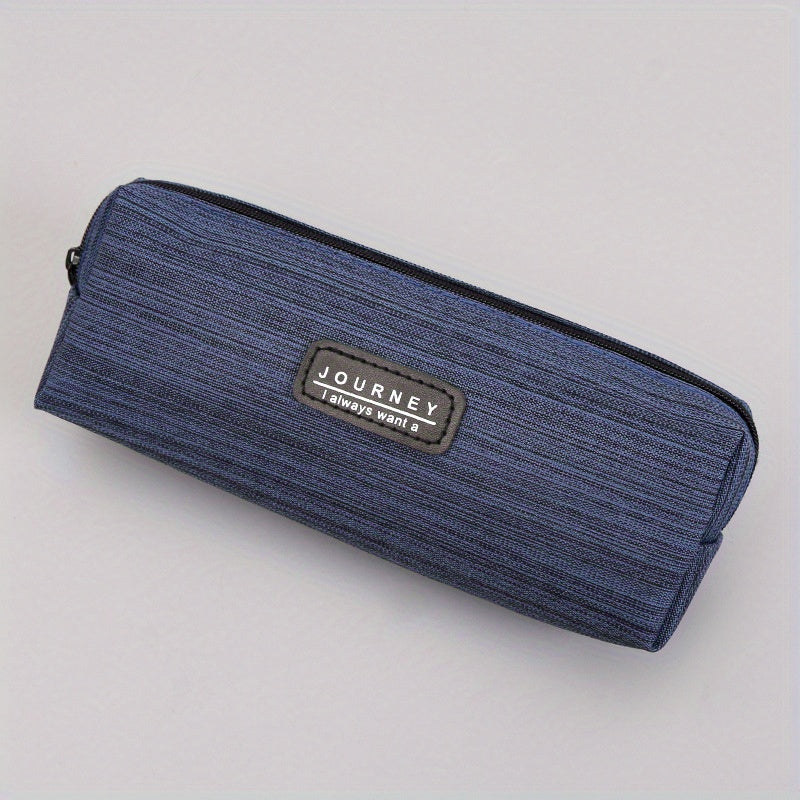 Creative Pencil Cases Carry Zipper Pen Box Oxford Cloth Pencil Bag