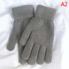 Cashmere Knitted Gloves for Ski Cycling Riding