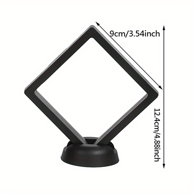 3D Floating Frame Display Holder Stand for Coins and Jewelry