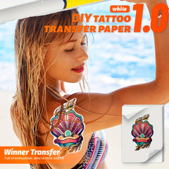 10pcs Transfer Temporary Tattoos For Men Women A5 Tattoo Printing Paper