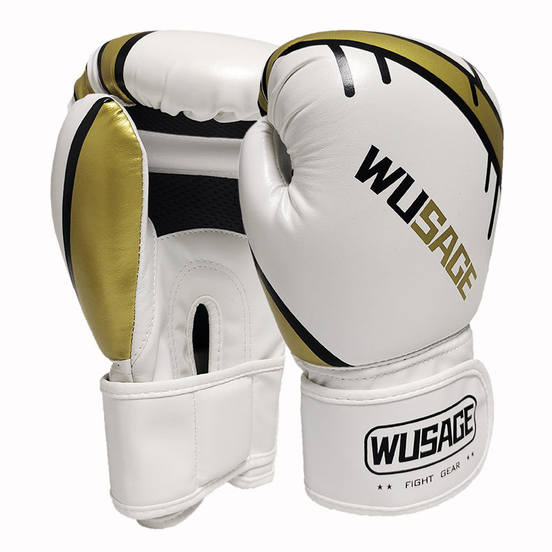 Competition Boxing Fighter Gloves 6-12 Oz Padded Wrist Support