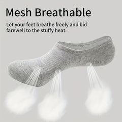 6 Pairs Cotton Ankle Sock Short Socks Non Slip Quarter Length Socks