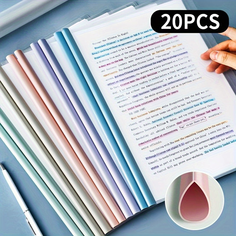 20pcs Document Folders File Holder for Home and Office
