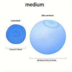 5" TPR Bubble Ball Water Toy Pink for Playgrounds, Sports Fields, Backyards