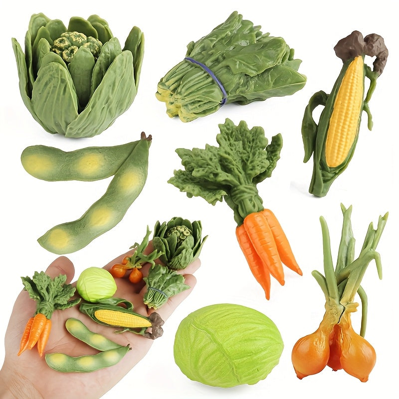 7pcs Vegetable Model Toys Artificial Corn Mini Simulation Cabbage