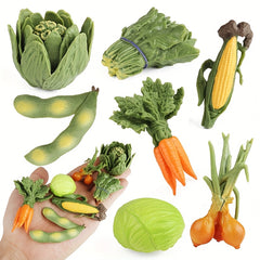 7pcs Vegetable Model Toys Artificial Corn Mini Simulation Cabbage