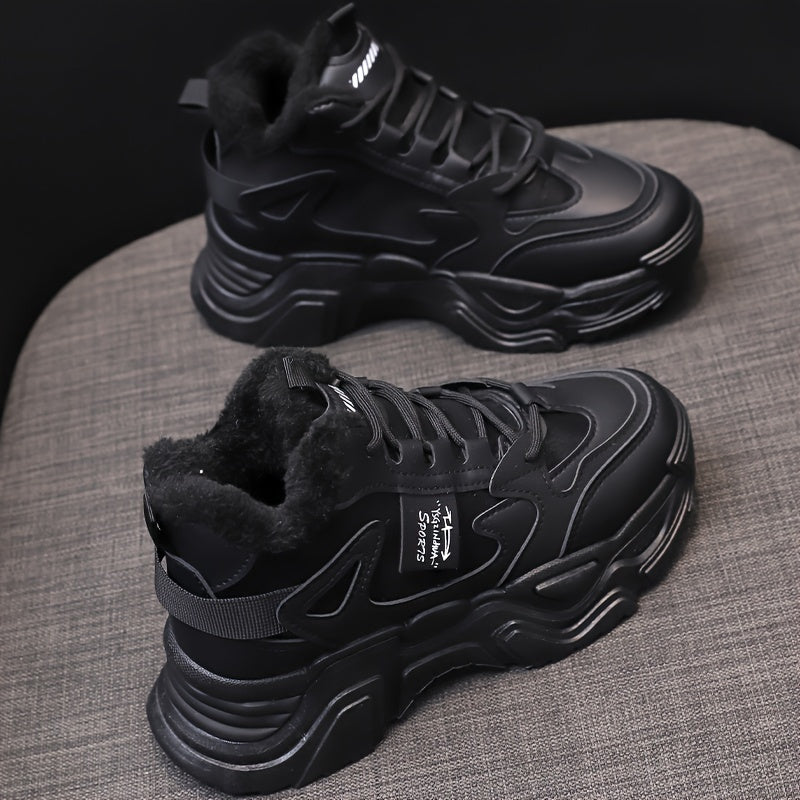 Women's Snowproof Winter Platform Sneakers Plush Inner Warm Shoes