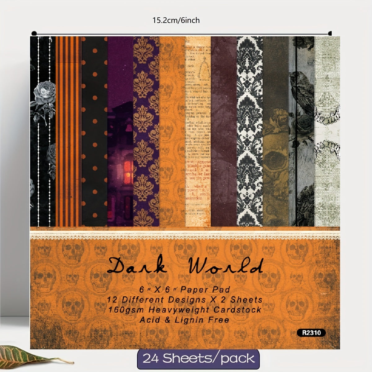 Halloween DIY Scrapbook Paper 6 Inch Single Sided Pattern Paper