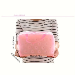 Floral Pattern Travel Toiletry Bag Waterproof Cosmetic Storage Pouch