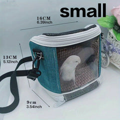 Portable Bird Carrier Bag for Travel Training Outings Lightweight Backpack