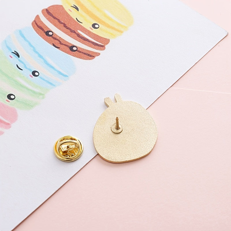 One Bowl Egg Soup Noodle Brooch Accessory