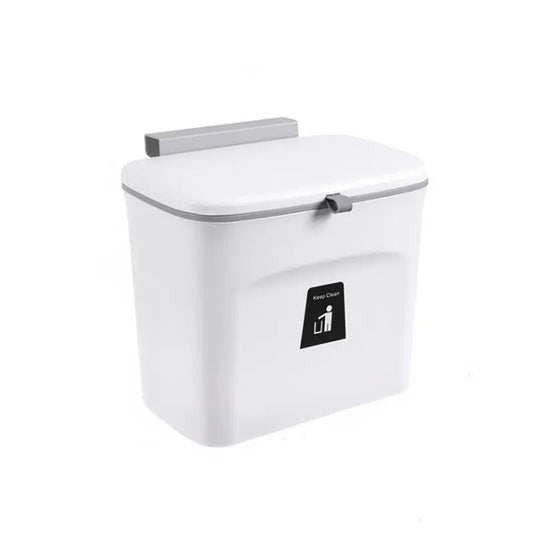 Hanging Trash Can Household Storage Bucket Flip Lid Sliding Trash Can