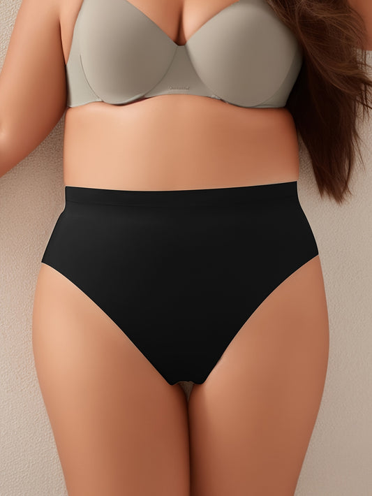 Women's Plus Seamless High Waisted Panty