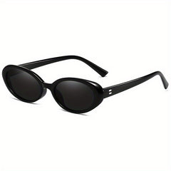 Oval Cat Eye Sunglasses Retro Jelly UV400 Sun Shades