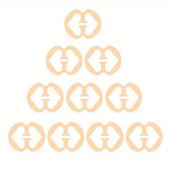 10 Pcs Invisible Bra Strap Clips Non-slip Buckles Conceal Straps