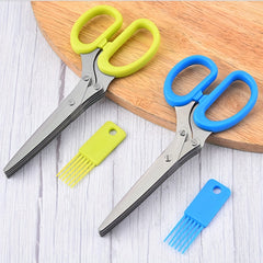 1pc Stainless Steel Kitchen Restaurant Shredder Scissors