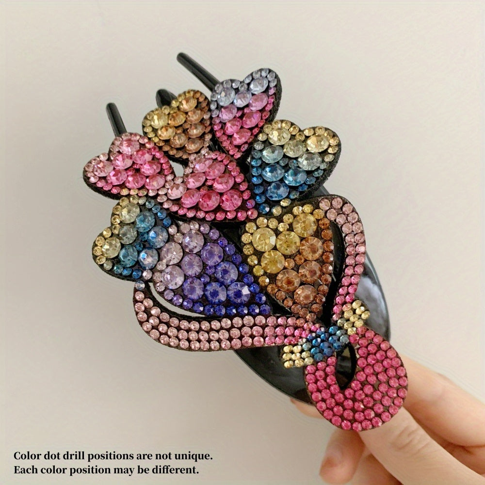 Rhinestone Large Duckbill Clip Hairpin Headdress Hair Accessories