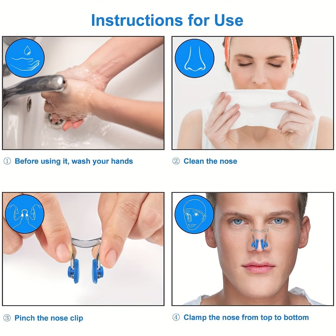 5pcs Waterproof Silica Gel Swimming Nose Clip