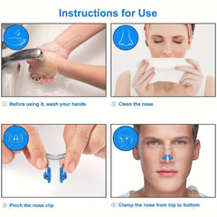 5pcs Waterproof Silica Gel Swimming Nose Clip