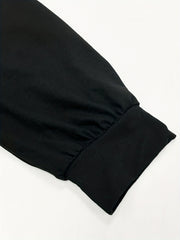  Solid Lantern Sleeve Surplice Neck Slim Fit Dress