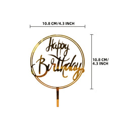 Heart Cake Insert Card Multicolor for Birthday Party Supplies