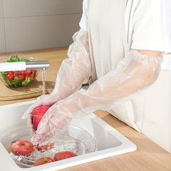50pcs Disposable Extended Gloves for Dishwashing & Kitchen Supplies