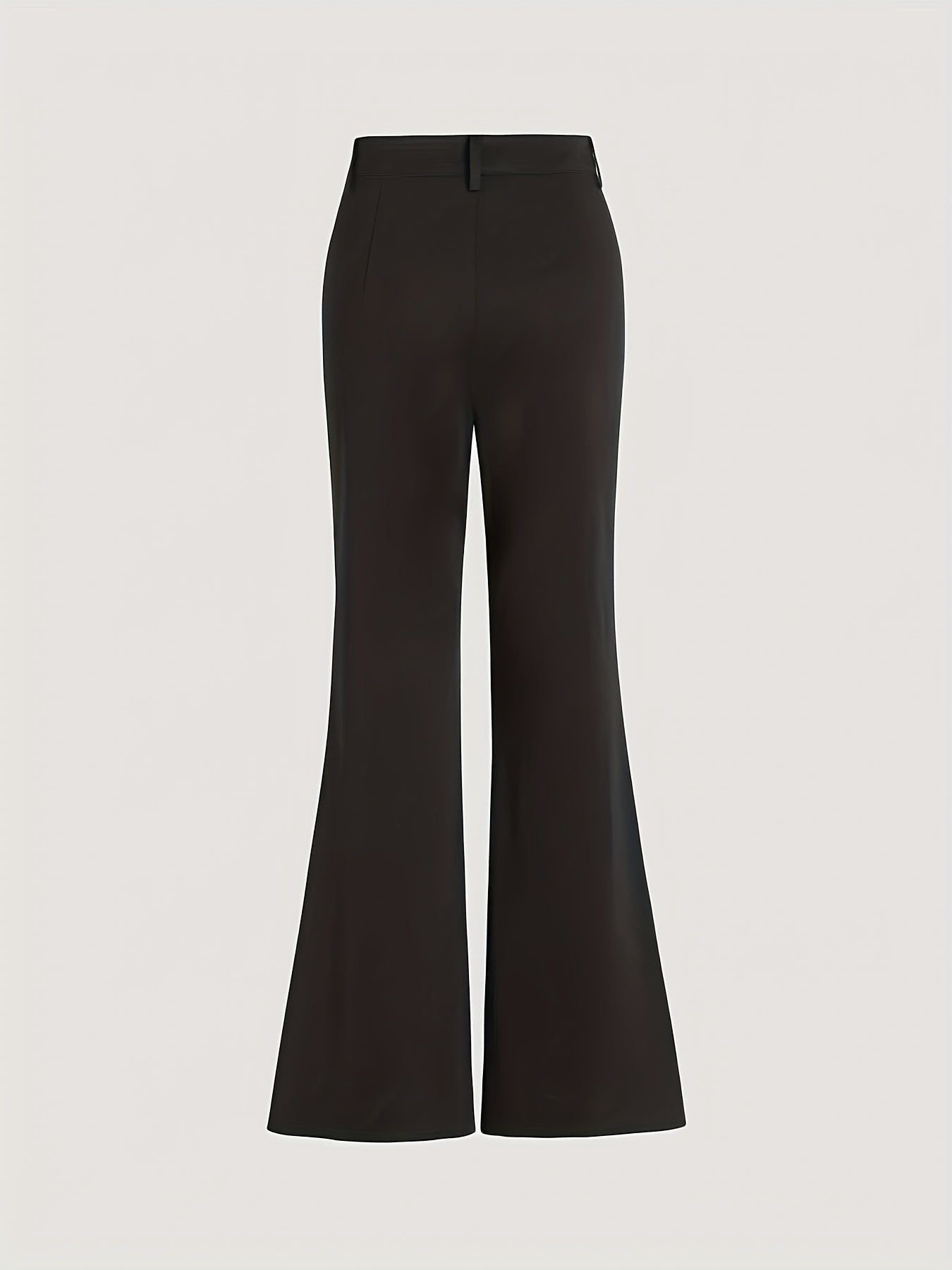  Women's Lace Button Fly Flare Leg Trousers