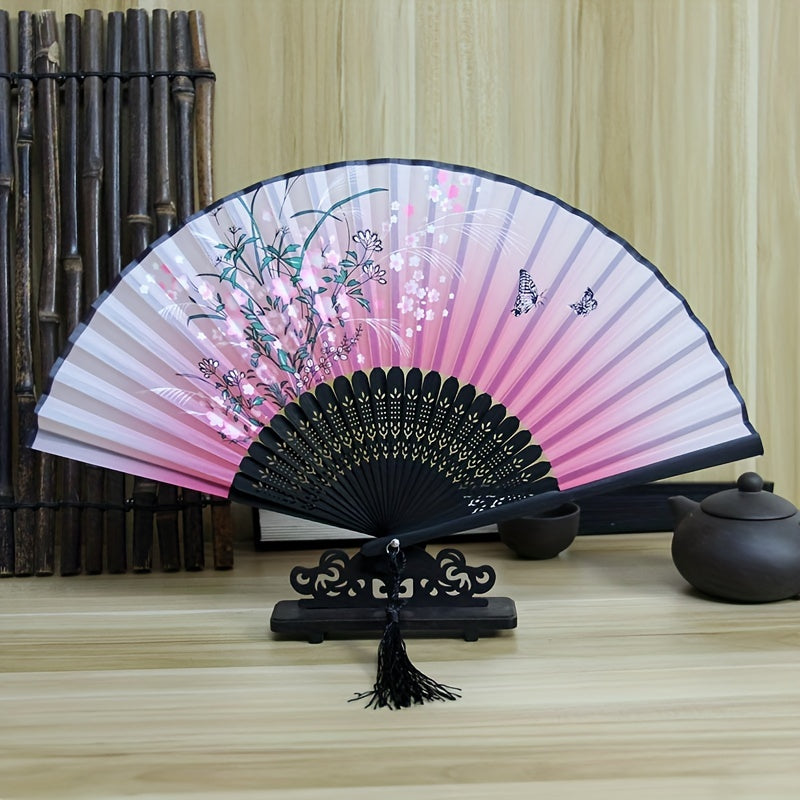 Chinese Dance Fan Silk Gift Fan For Men And Women