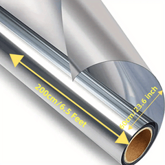 One Way Mirror Glass Tint Heat Control Sun UV Blocking Window Film