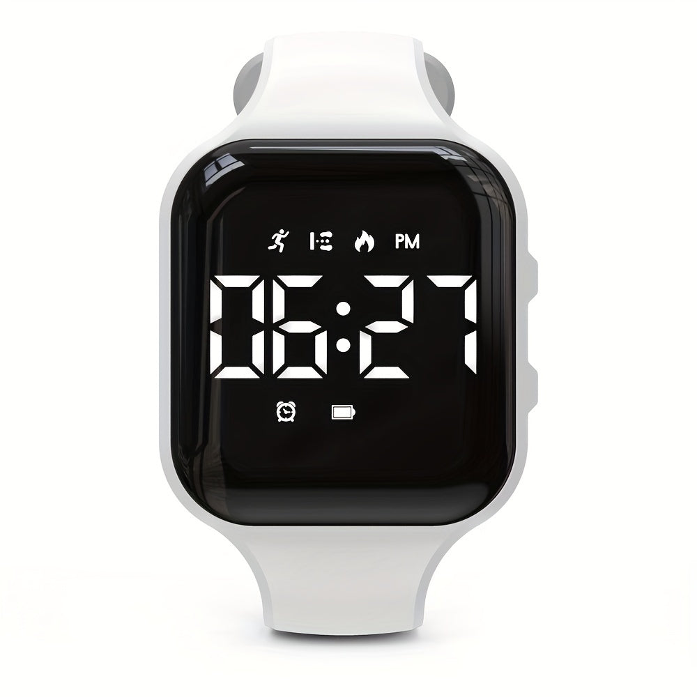 Pedometer Watch Step Counter Calorie Tracker Alarm Clock Timer Date Time Display