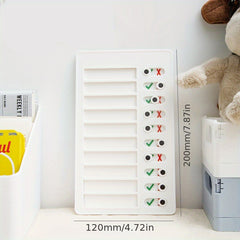 11pcs Cardholder with 10 Blank Papers - Time Management Plan Table
