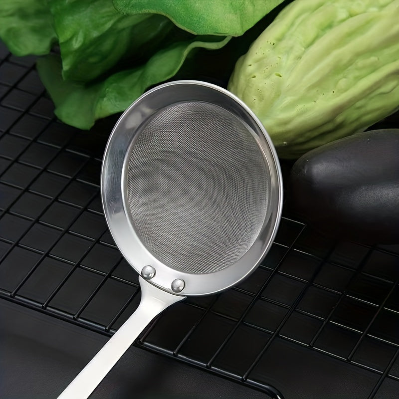 304 Stainless Steel Skimmer Spoon Residue Filter