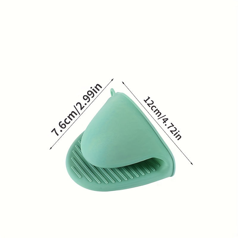 2pcs Silicone Pot Holders Heat Resistant Oven Mitts Kitchen Cooking Baking