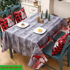 Christmas Printing Tablecloth Table Runner Christmas Tabletop Decorations