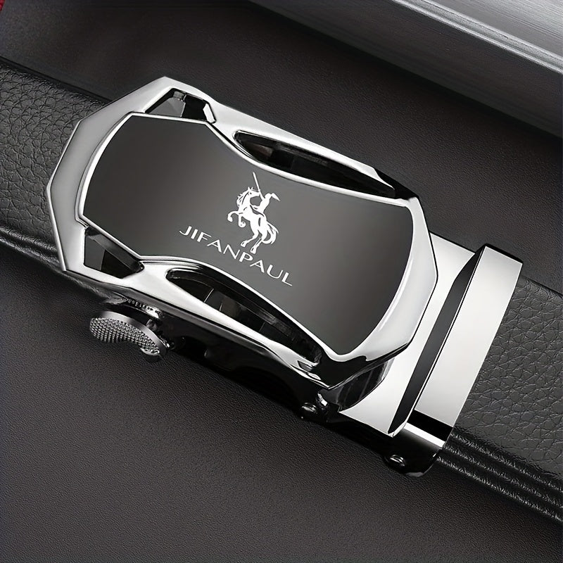 Men's PU Leather Automatic Buckle Belt