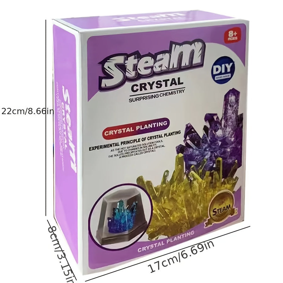 Crystal Planting Experiments Science Toys DIY Growable Crystals Set