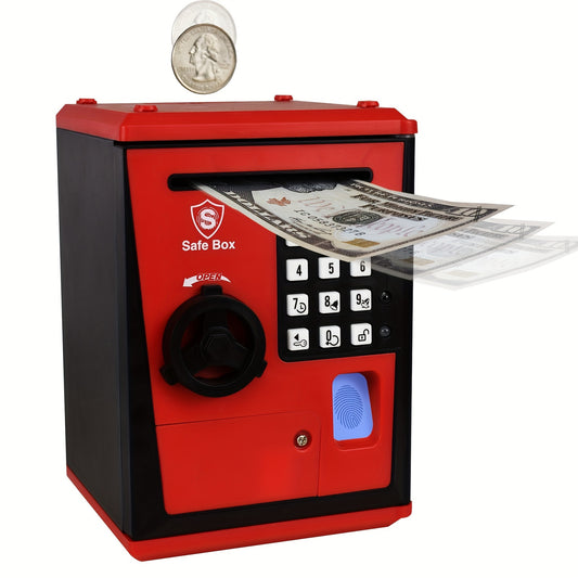 Kids Electronic Piggy Bank Safe Box Password Birthday Halloween Christmas