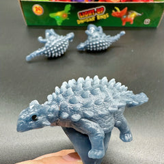 Dino Luminous Ring Kids Party Toy LED Jurassic Dinosaur Ring Plastic Mixed