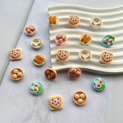 13pcs Miniature Dessert Set Resin Food DIY House Decor Toy Accessory