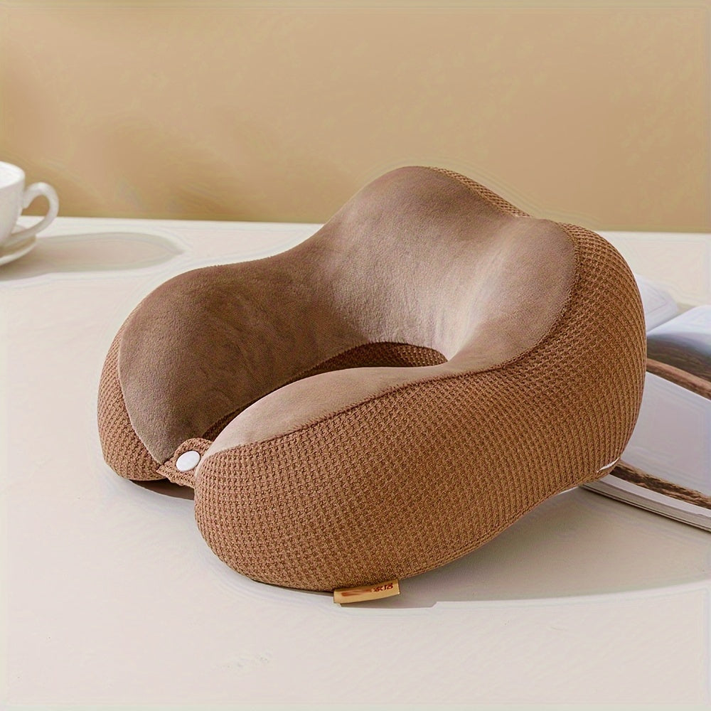 Memory Cotton U Shaped Pillow for Outdoor Travel Camping