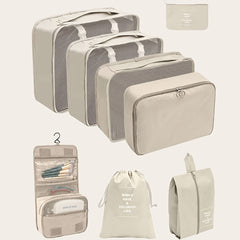 8pcs 9pcs Travel Storage Bag Toiletries Cosmetics Clothes Shoes Packing Cubes