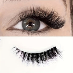 3D Natural Thick False Eyelashes Fluffy Short And Long Lashes