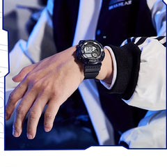 Boys' Digital Watch Alarm Luminous Display IPX7 TPU Strap Running Camping