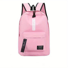Junior High School Canvas Backpack for Outdoor Travel