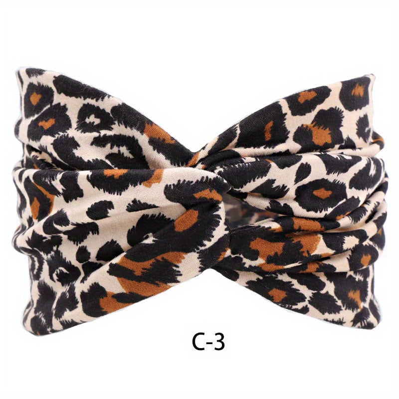 Bohemian Style Stretchy Cross Knot Sports Headband